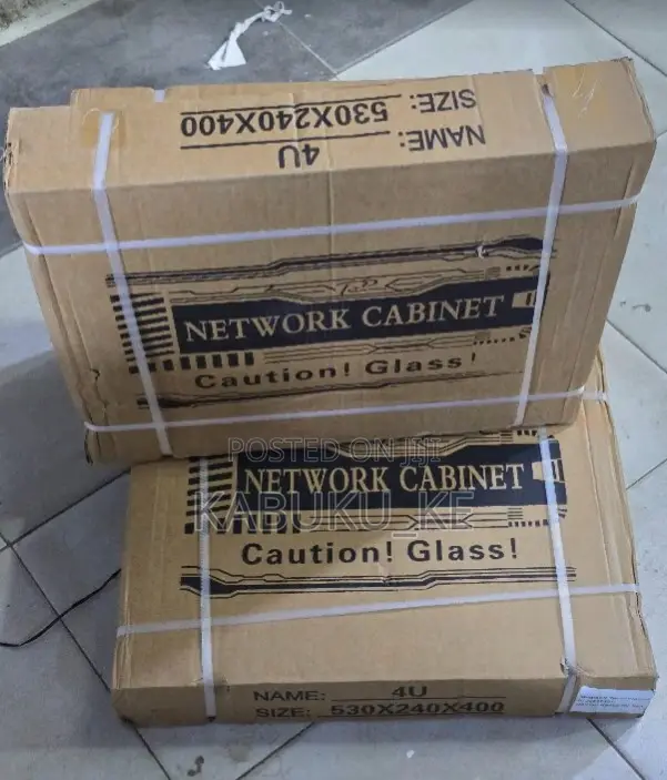4u Cabinet Brand New Black Metallic Lockable 4u Cabinet