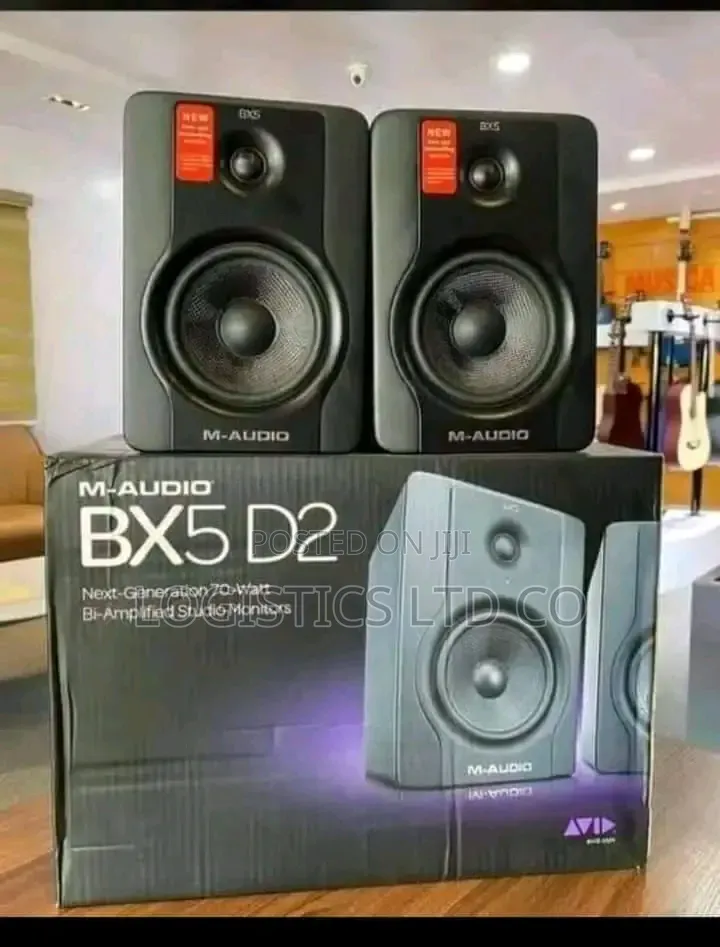 M-Audio Bx5 D2 Compact 2 Way Active Studio Monitor Speakers