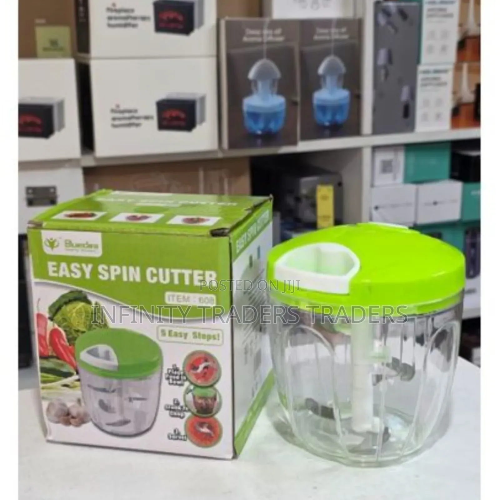 *Manual Spin Cutter Food Chopper ,Easy Pull Food Processor