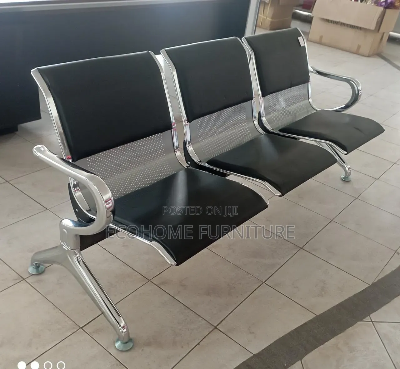 3 Seater Link Padded Waiting Chair