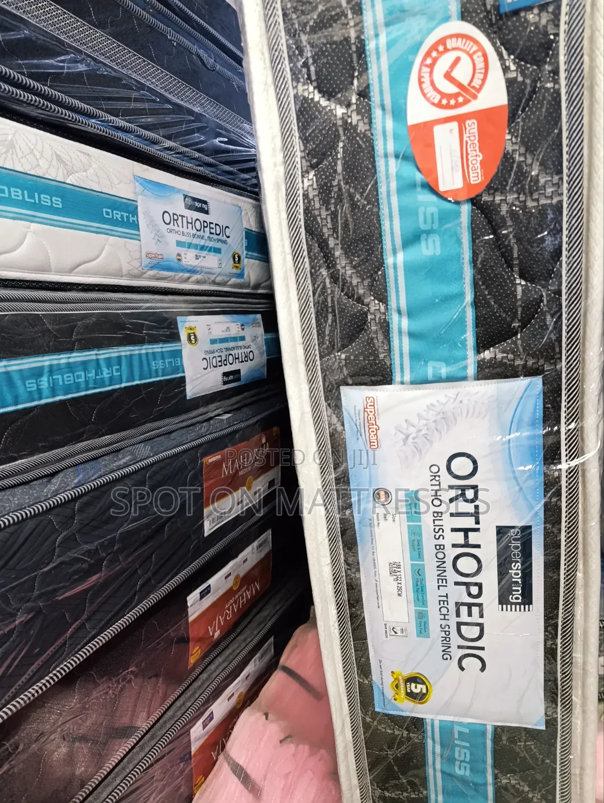 Warranty Enabled! 5x6x10 Superfoam Orthopedic Spring Mattresses.