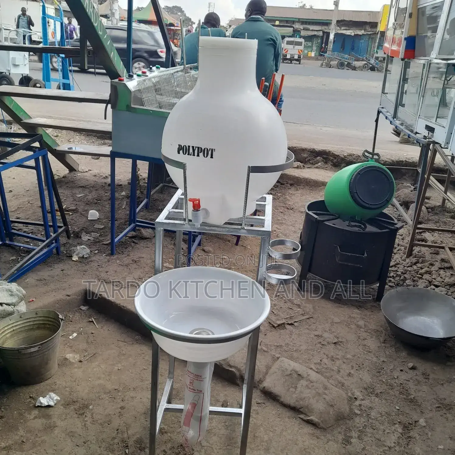 Hand Wash Station Made Of Plastic