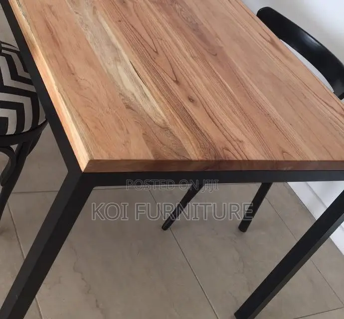 Office Table; 1200mm Home Office Table With Metallic Basement