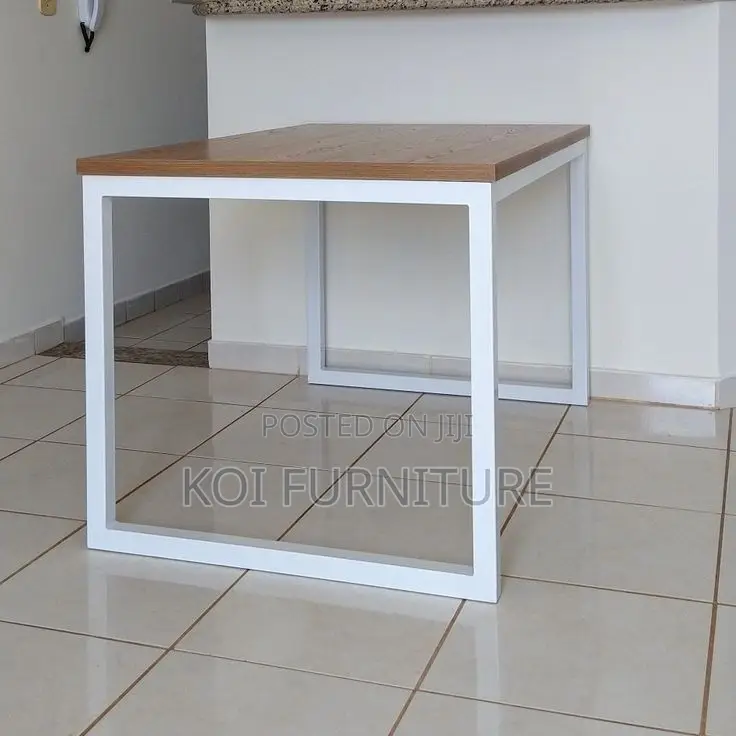 Office Table; 1200mm Home Office Table With Metallic Basement