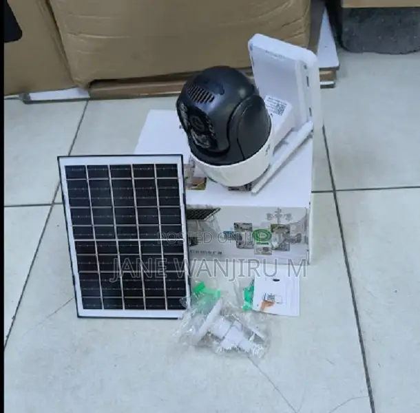 V380 Solar Camera 4g - Pan Tilt, Color Night Vision