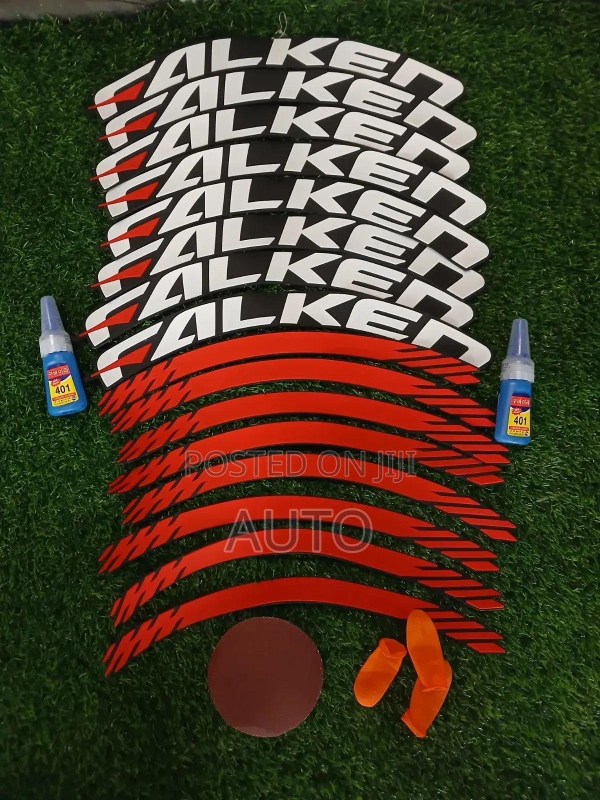 Falken Tyre Stickers – Car Tire Lettering White Rubber Decals