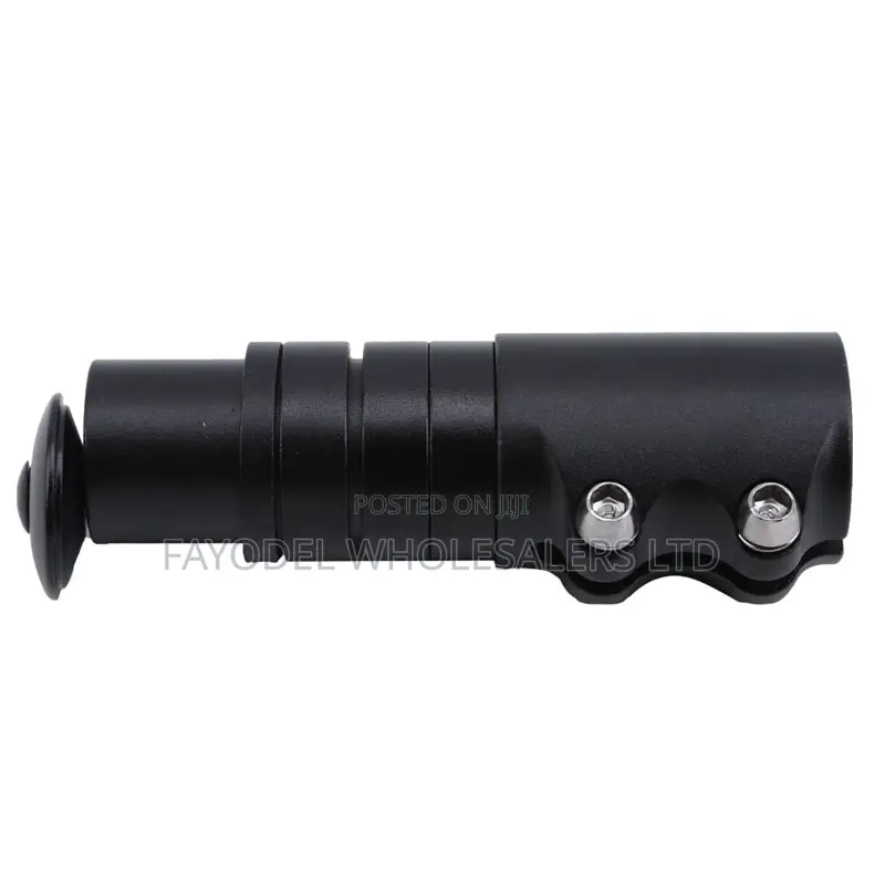 12cm Bike Fork Stem Extender Black