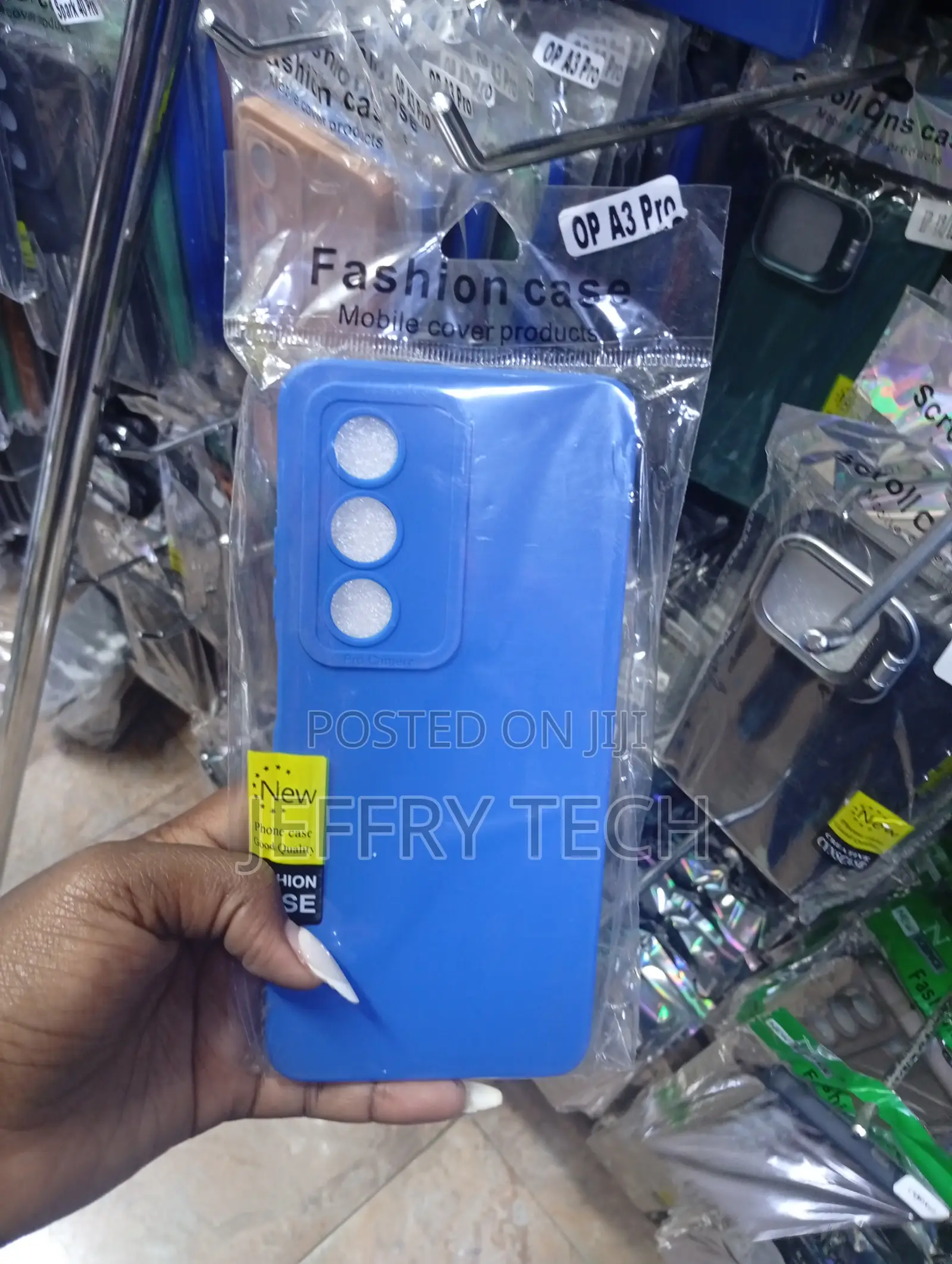 Oppo A3 Pro Blue Silicone Phone Case