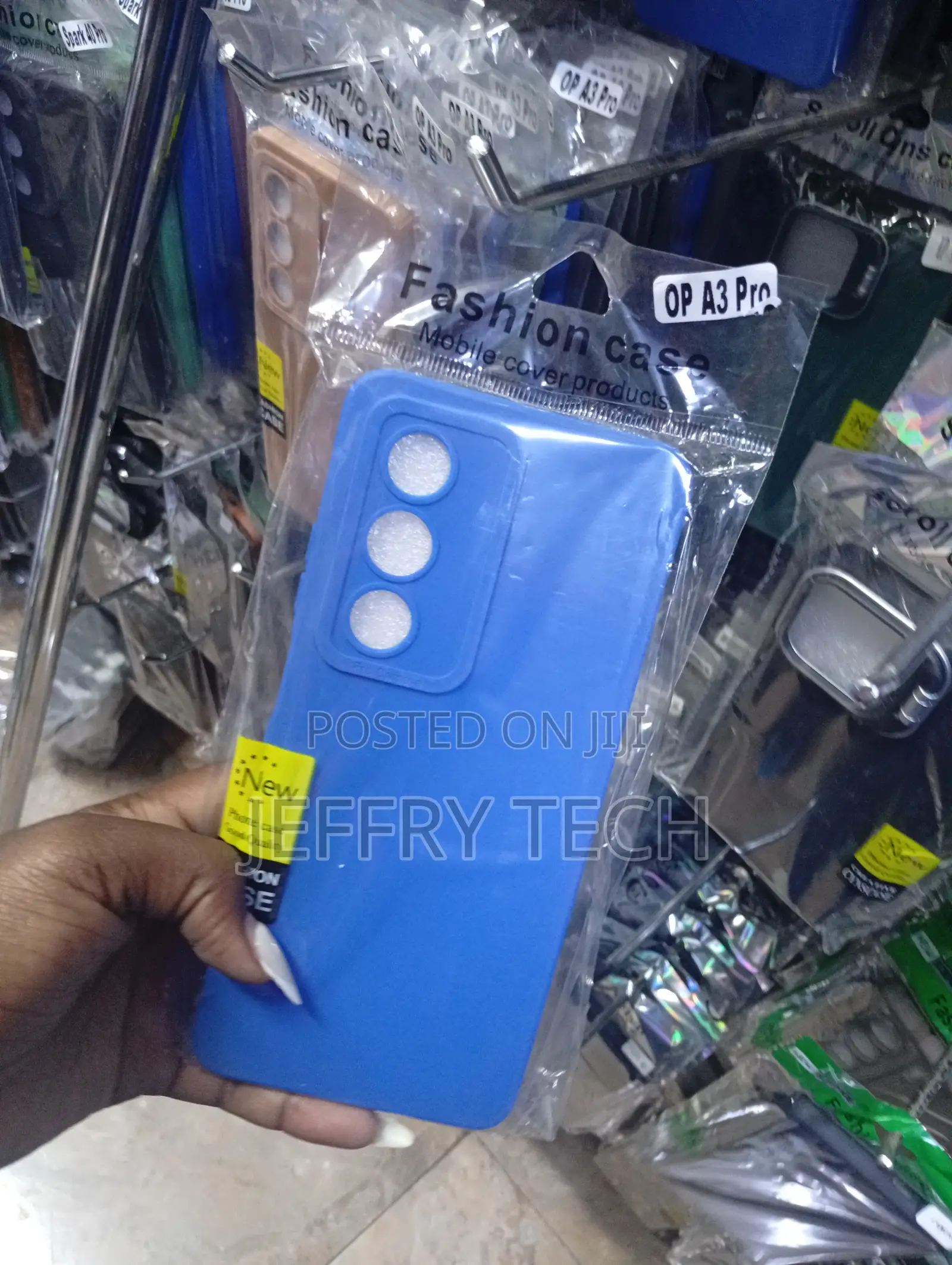 Oppo A3 Pro Blue Silicone Phone Case