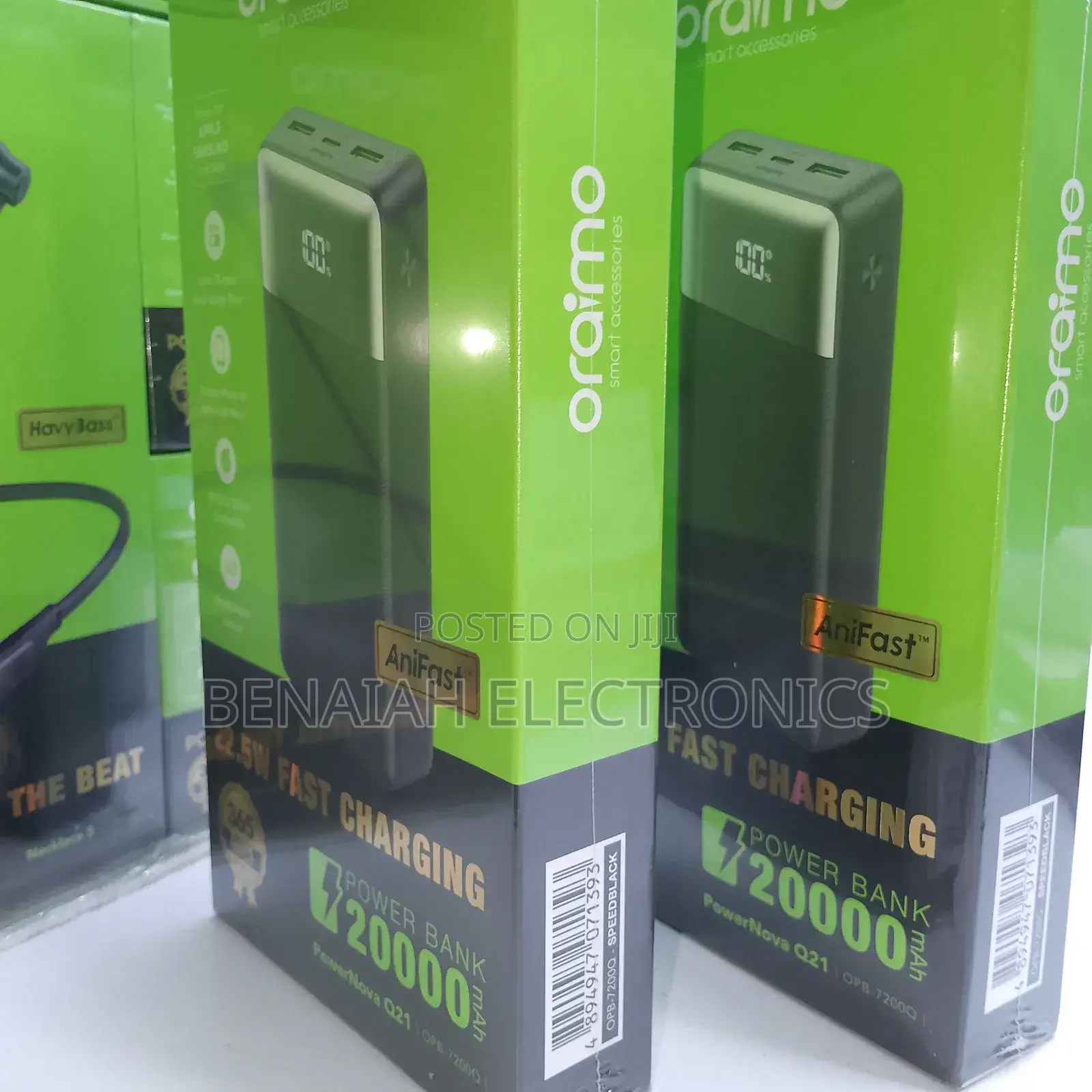 Super Fast Charging Oraimo Powerbank 22.5 Watts 20000mah