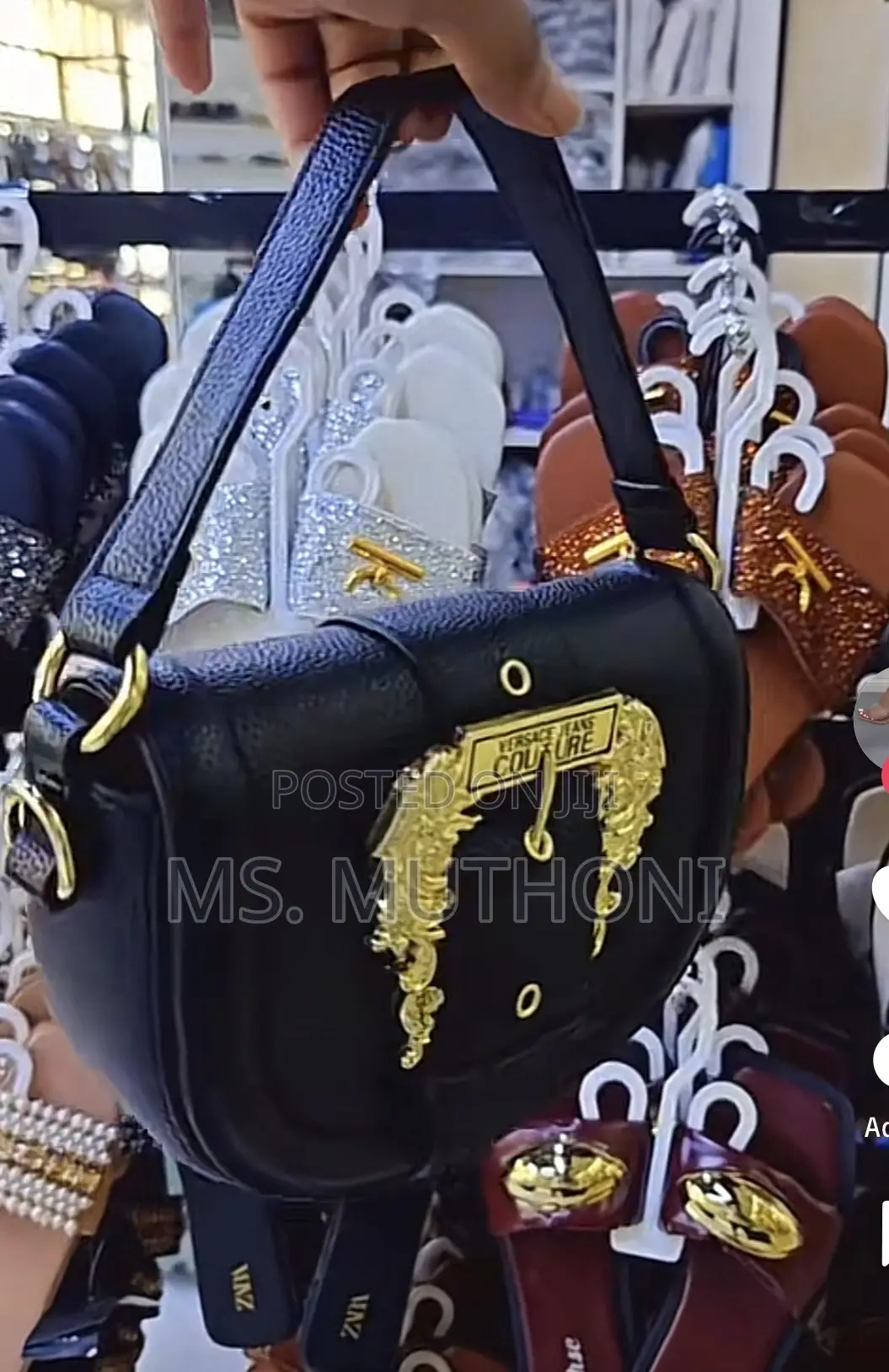 Versace Jeans Couture Range F Couture 01 Grainy Sling/Clutch Bag