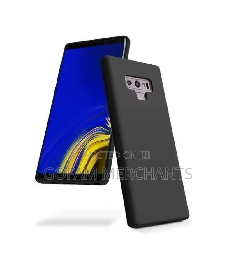 Samsung Note 9 Black Liquid Silicone Back Case/ Cover