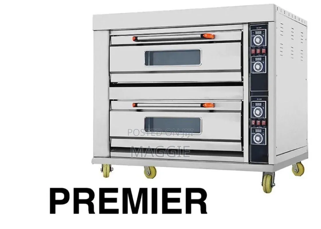 Commercial Electric Oven Two Deck Four Trays