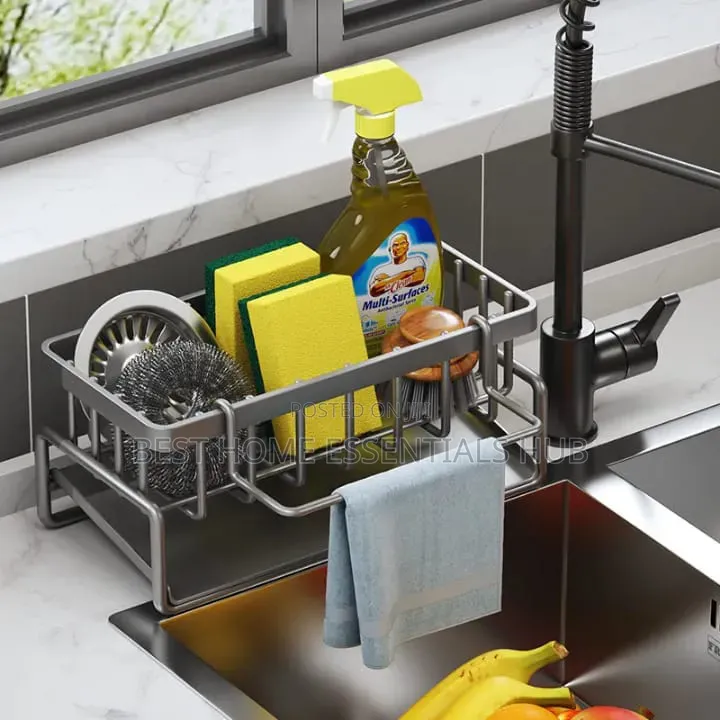 *Sink Caddy With Towel Holder