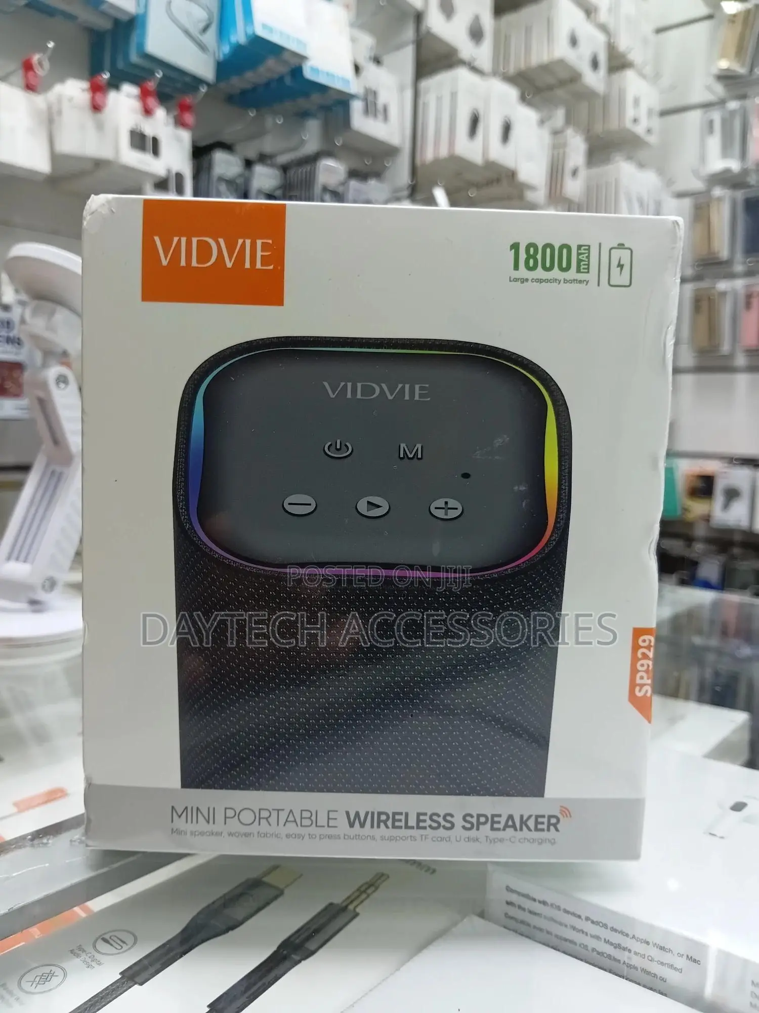 Vidvie Audio Sp929mini Portable Wireless Speaker - Blacl