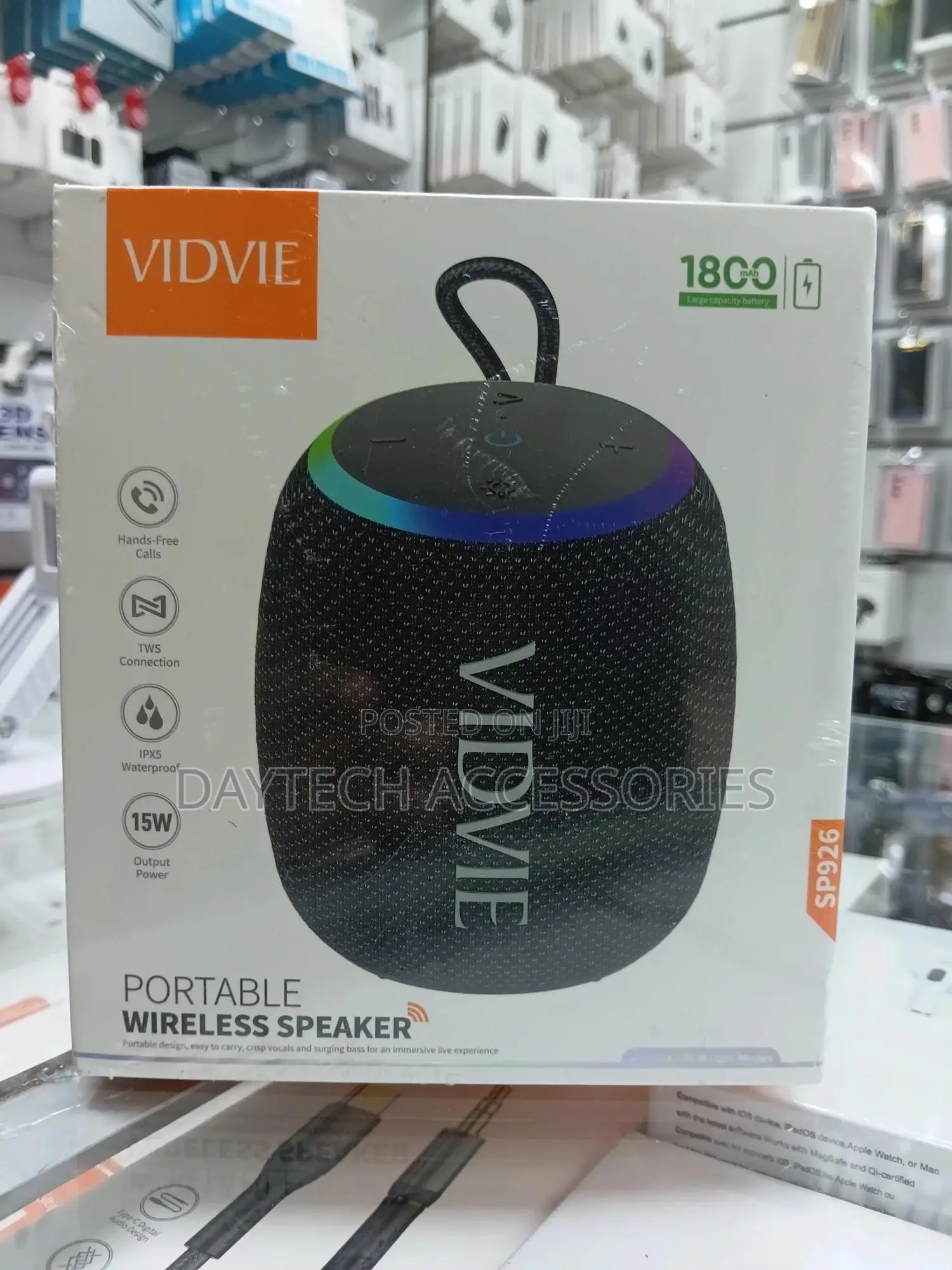 This Is a Vidvie Sp926 Portable Wireless Speaker.