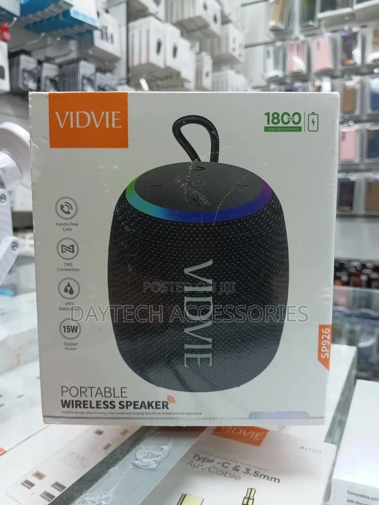 This Is a Vidvie Sp926 Portable Wireless Speaker.