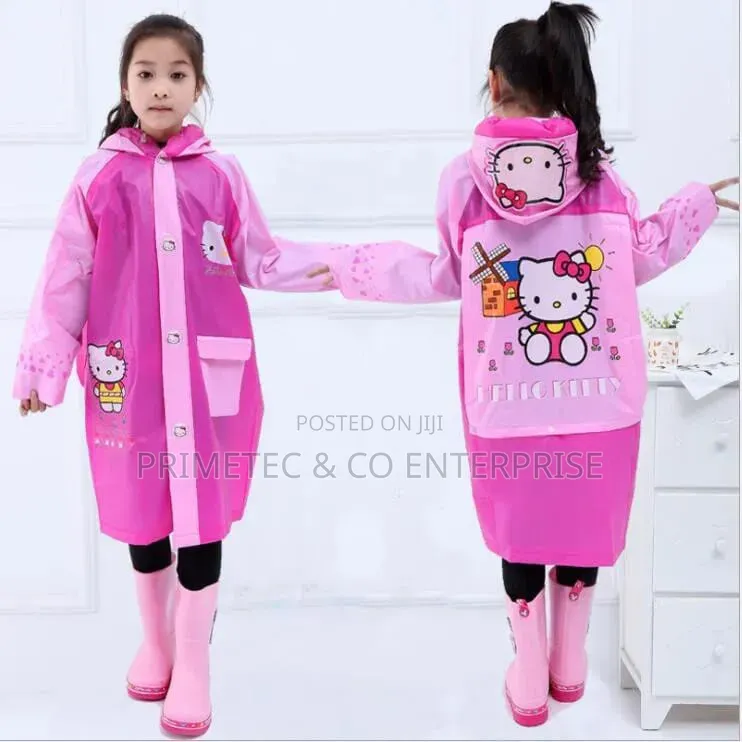 Kids Cartoon Themed Raincoats
