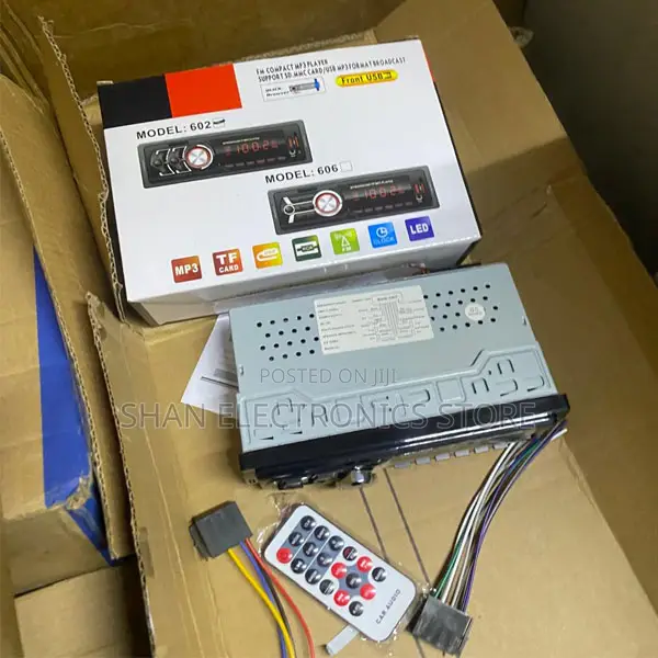 606 Car Mp3 Player Stereo 1 Din With Multi-Function Audio Support