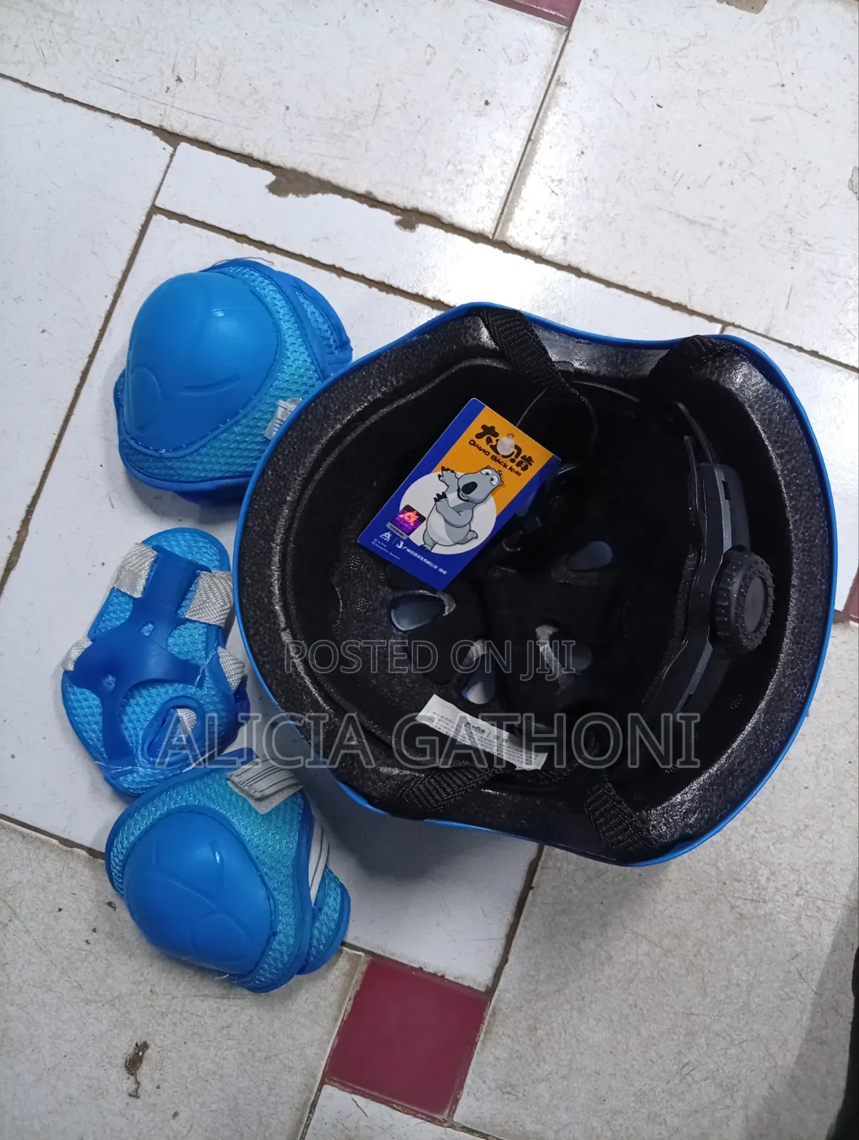 Helmet+Safety Gear Blue