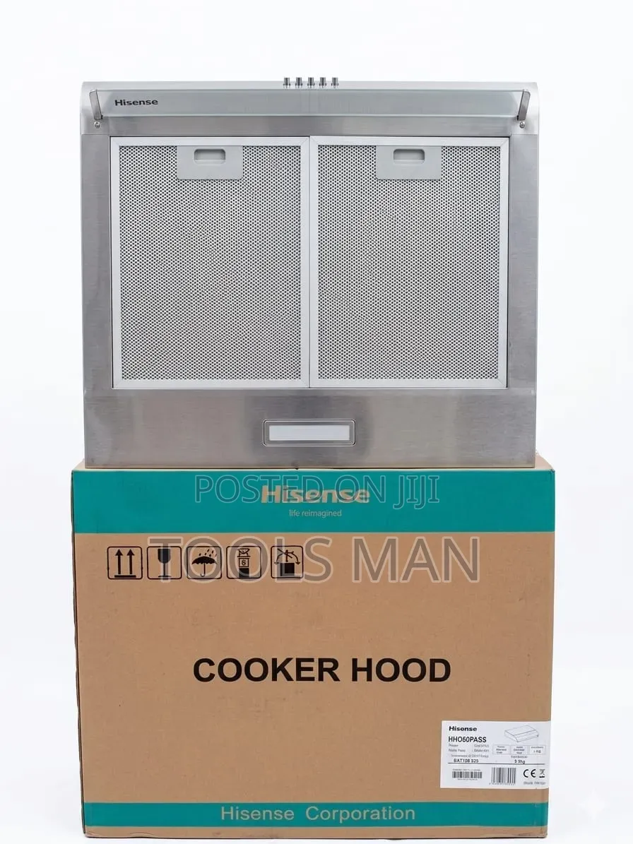 Hisense 60cm Slim Cooker Hood - Stainless Steel Hho60pass.