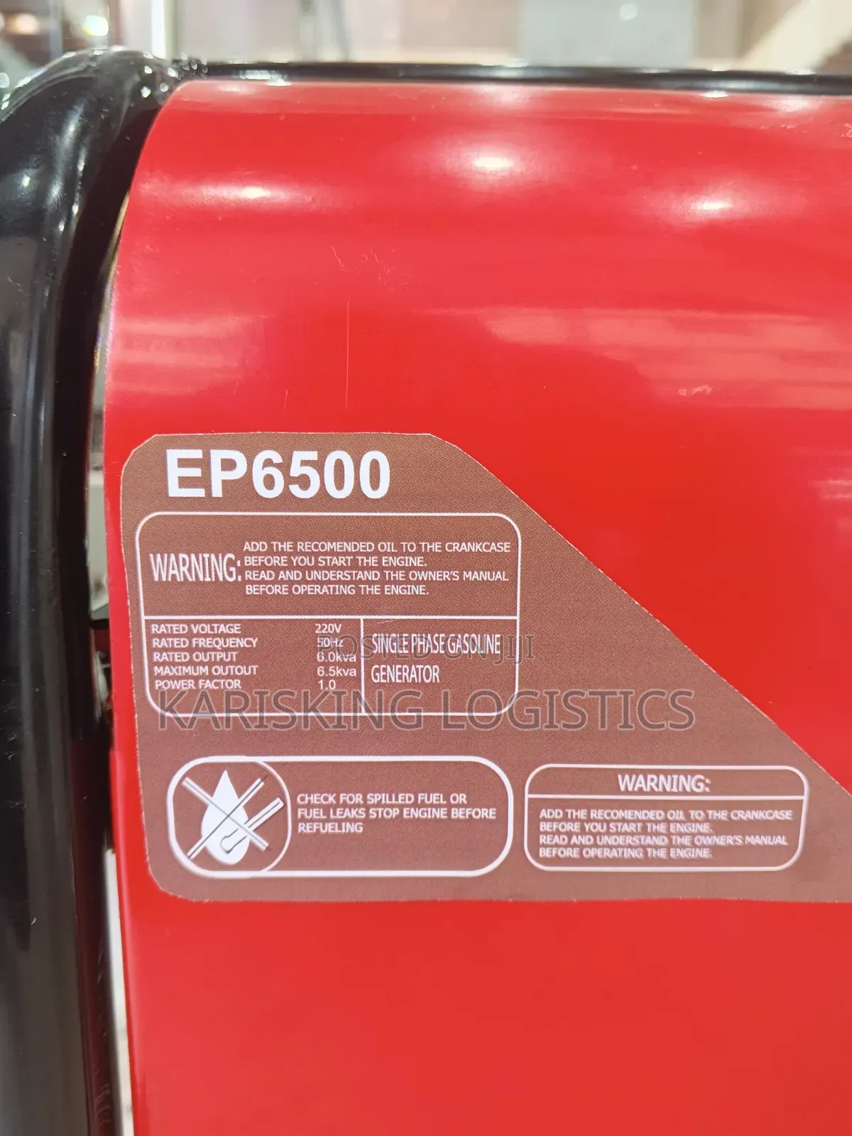 Honda Ep6500 - 6.5kva