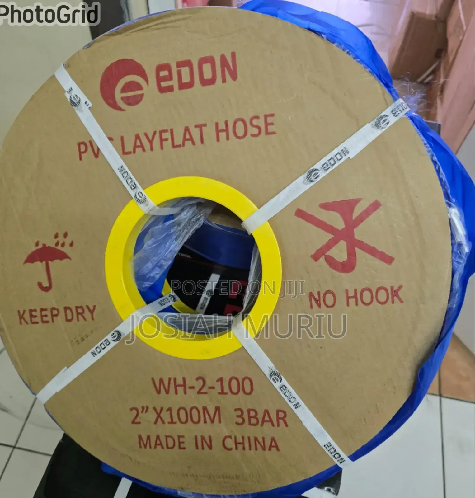Edon PVC Lay Flat Hose 2"×100m 3bar