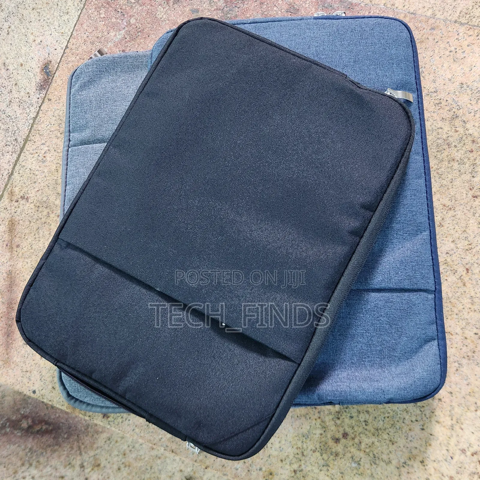 Portable Denim Laptop Sleeve Bag 13" and 14" - Black, Blue, Grey