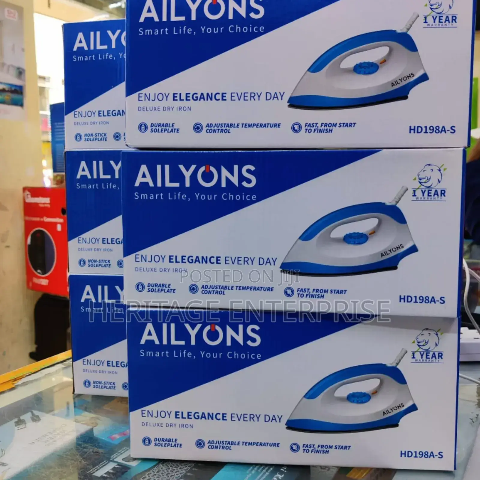 Ailyons Dry Iron Box,1000w
