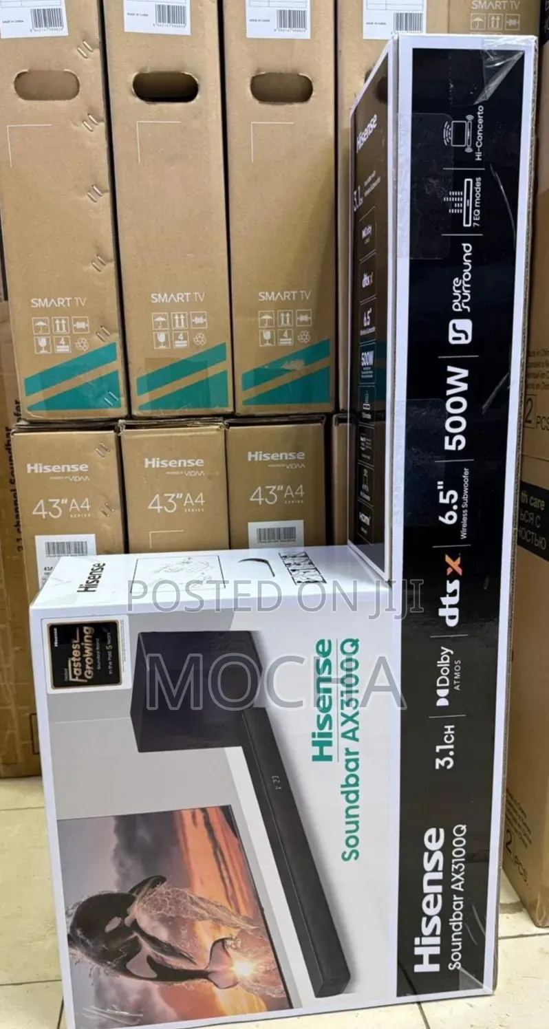 Hisense Ax3100q 3.1ch 500w Dolby Atmos Soundbar