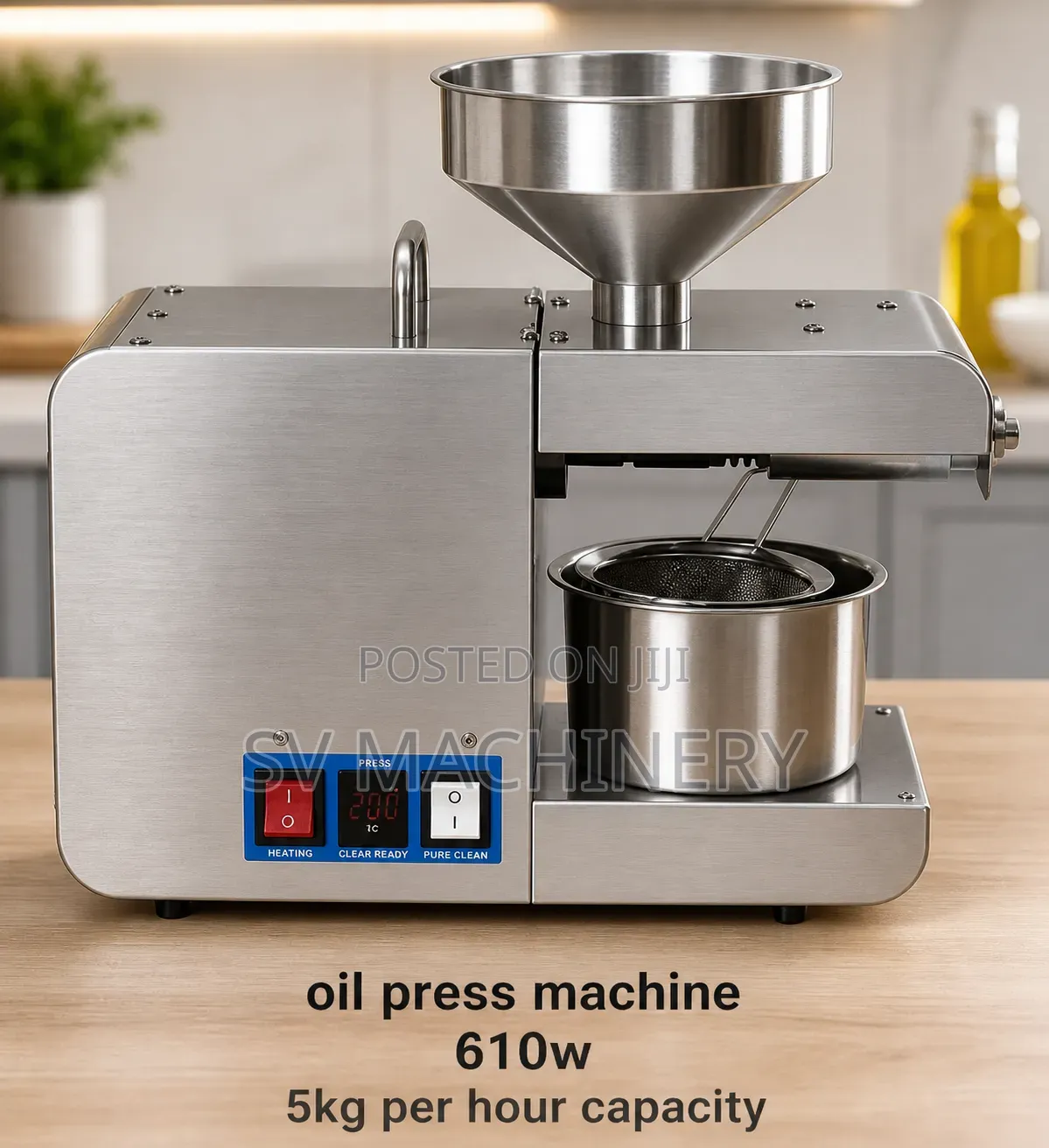 Heavy Duty Oil Press Machine 610w