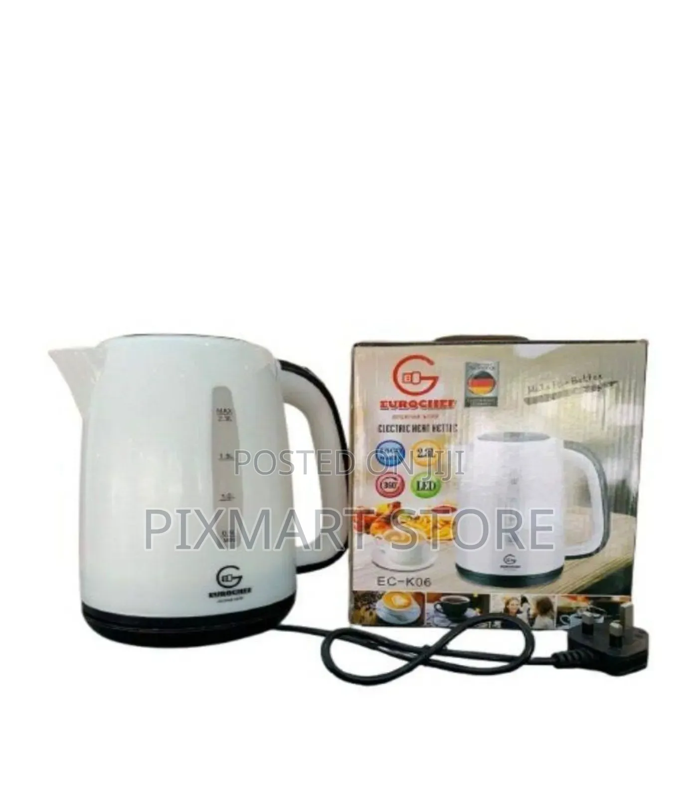 Eurochef 2.3l Electric Kettle Fast Boil With Auto Shut Off