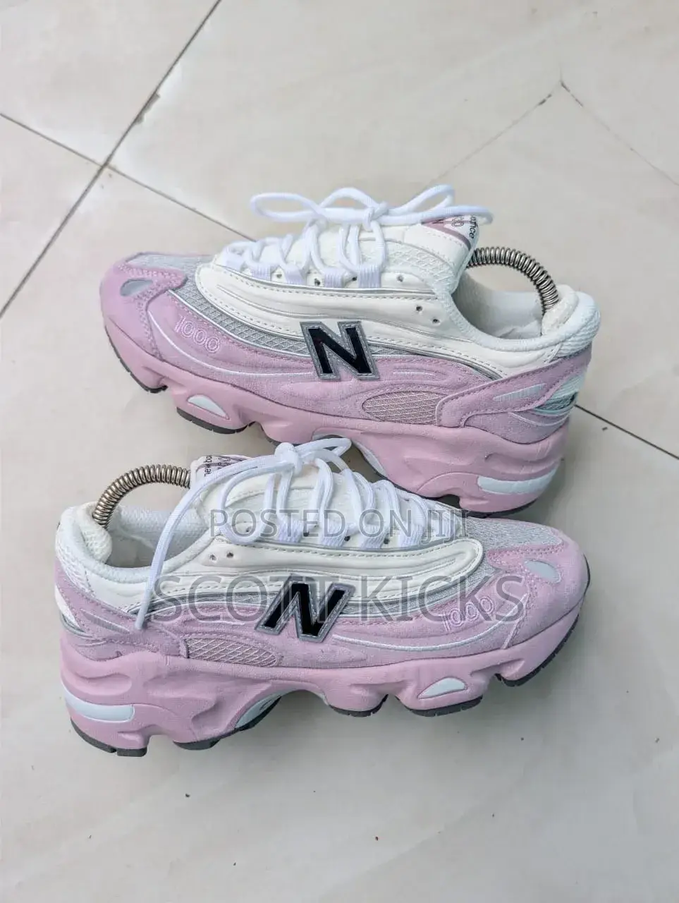 Nb 1000 Pastel Pink and Grey Color Way