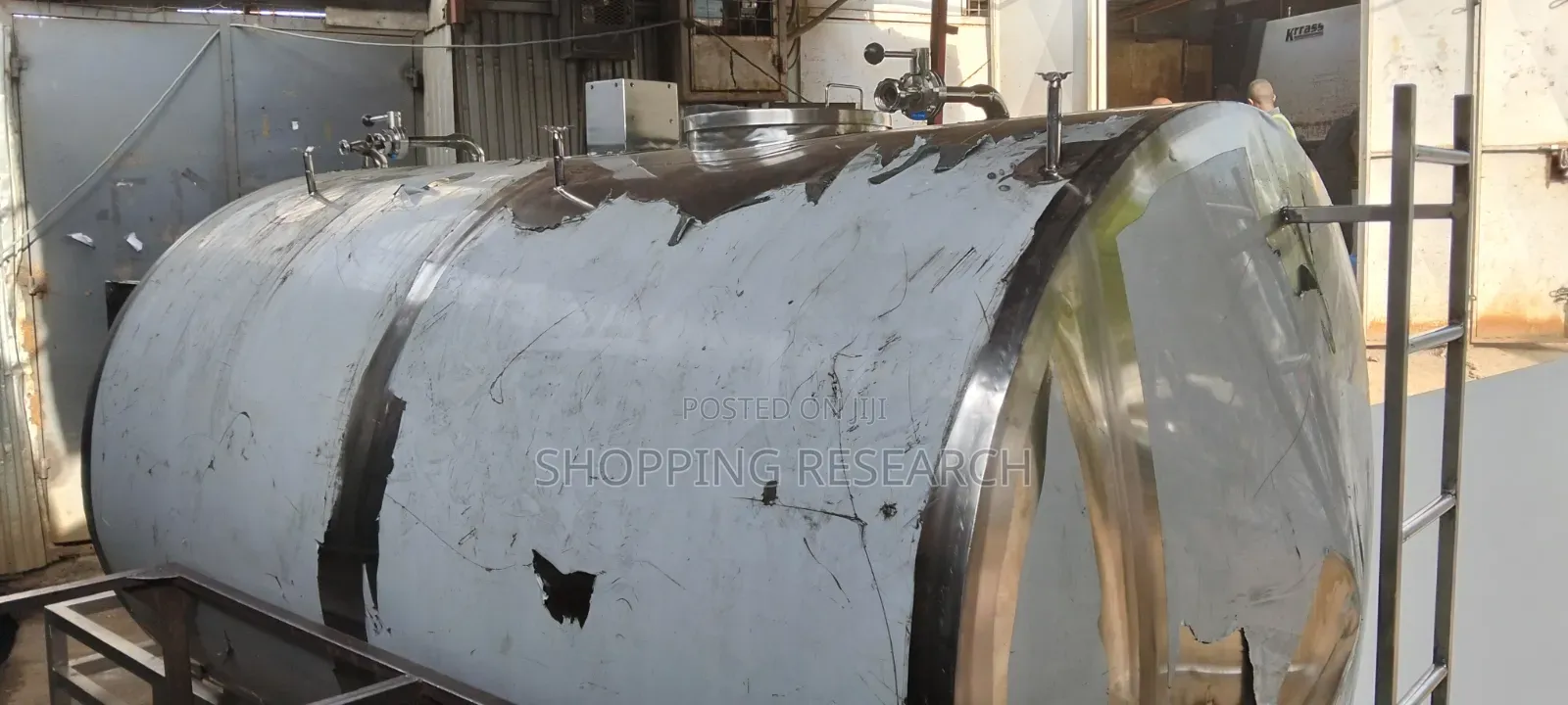 Stainless Steel Industrial Tank Heavy-Duty