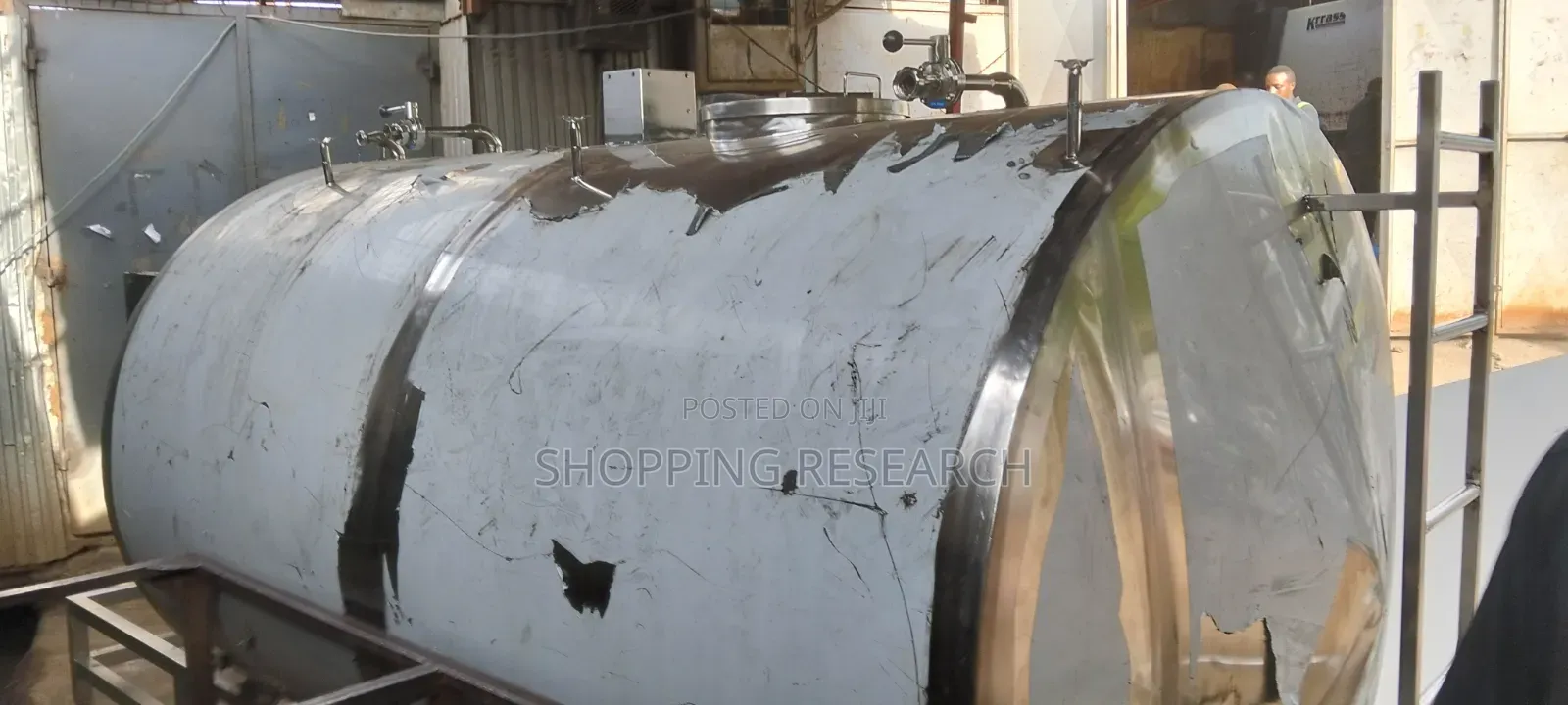 Stainless Steel Industrial Tank Heavy-Duty
