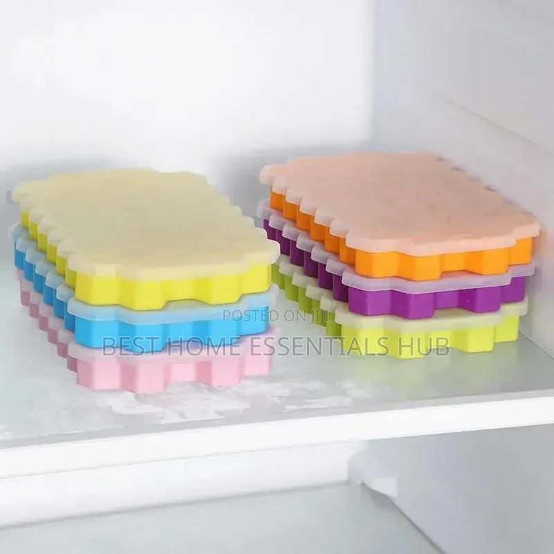 *Reusable Honeycomb Silicone Ice Cube Tray