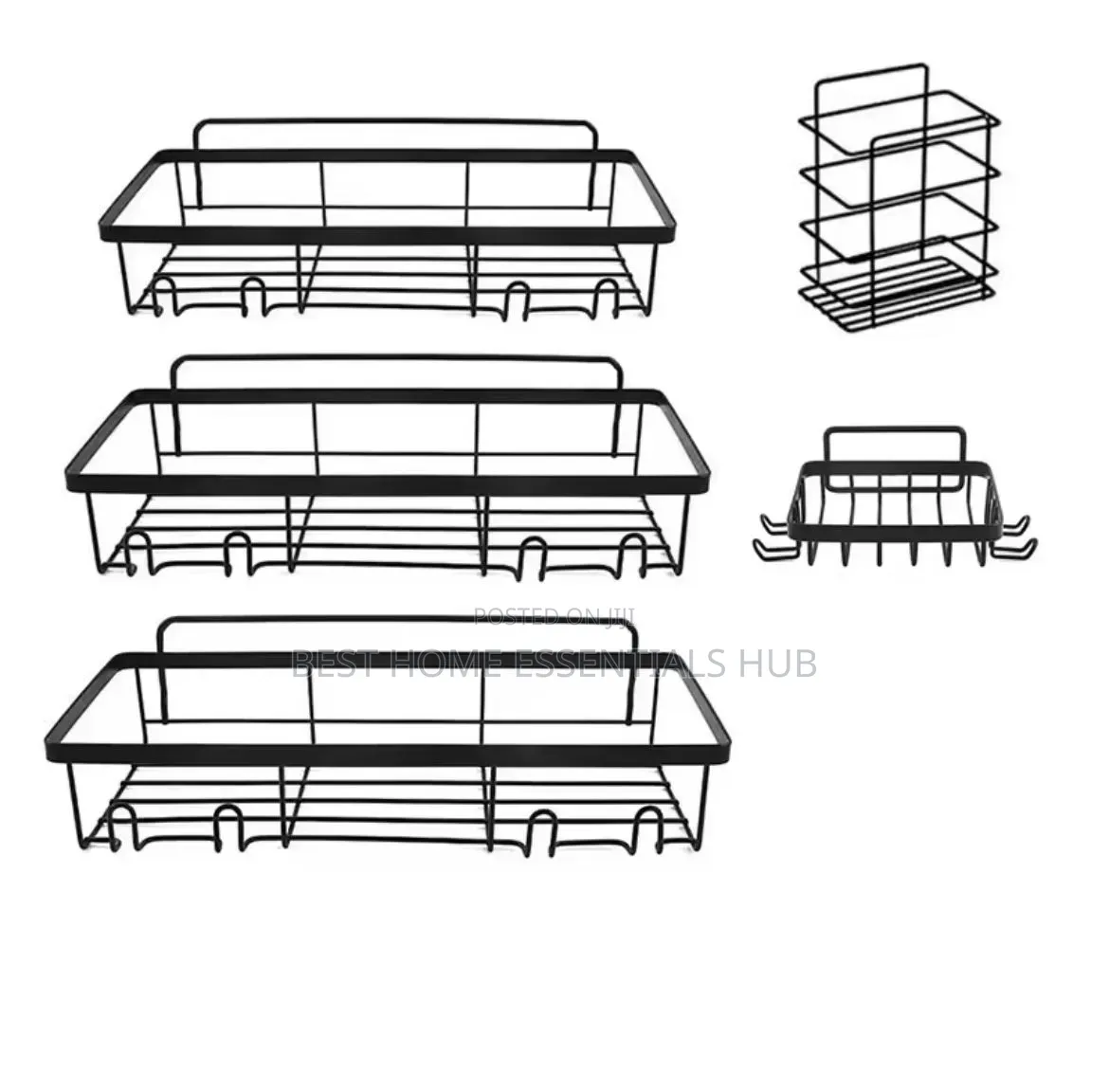 *5pcs Corner Shower Caddy Shelf/Bathroom Organizer*