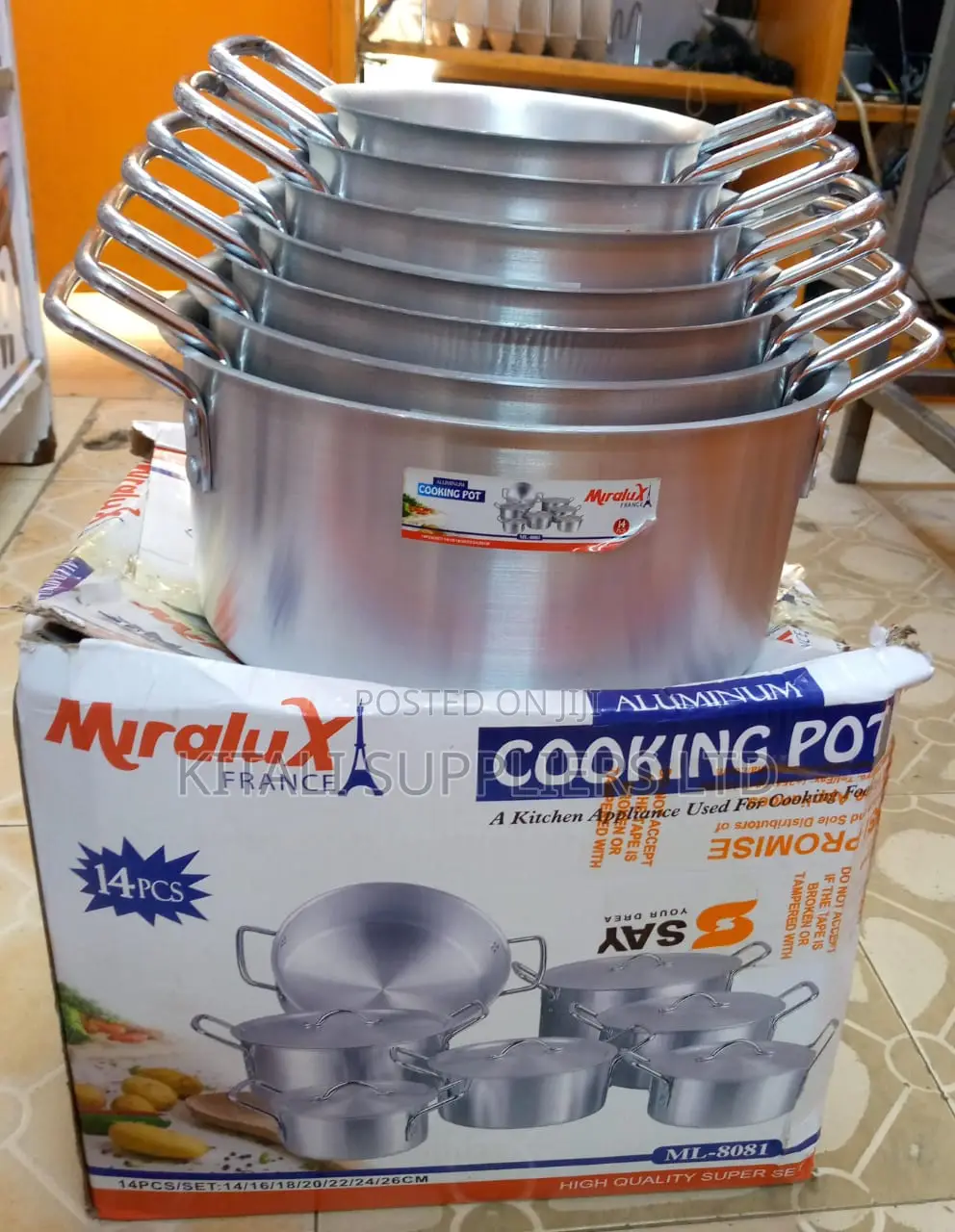 Miralux Cookware 14pcs