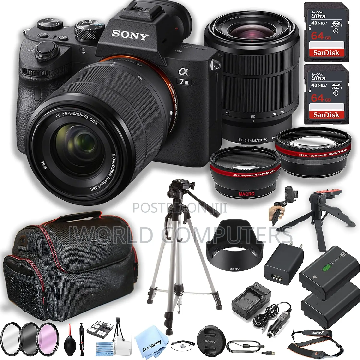 Sony A7iii Kit With 28-70mm F3.5-5.6 Lens