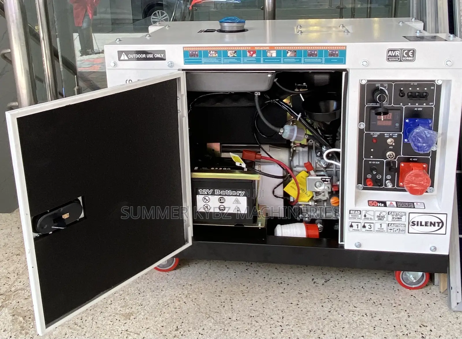 15kva Pulsar Dual Phase Silent Diesel Generator With Ats