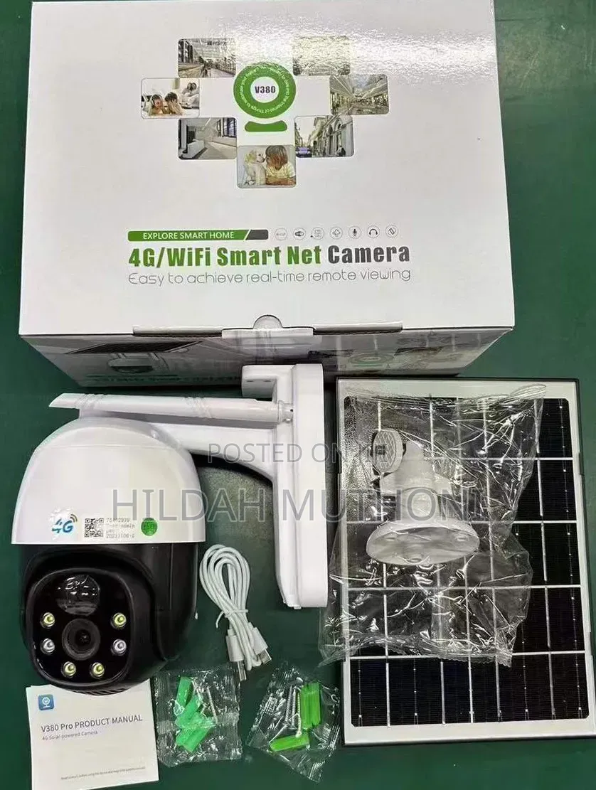 V380 4g Solar Powered PTZ Camera