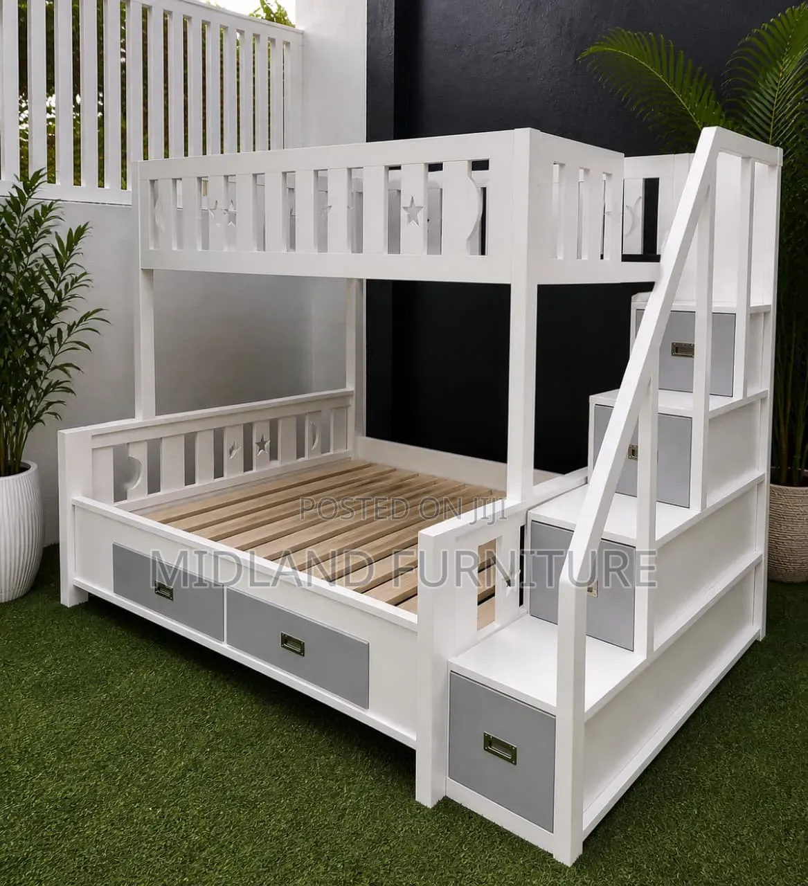 Kids Bunk Bed With Staircase