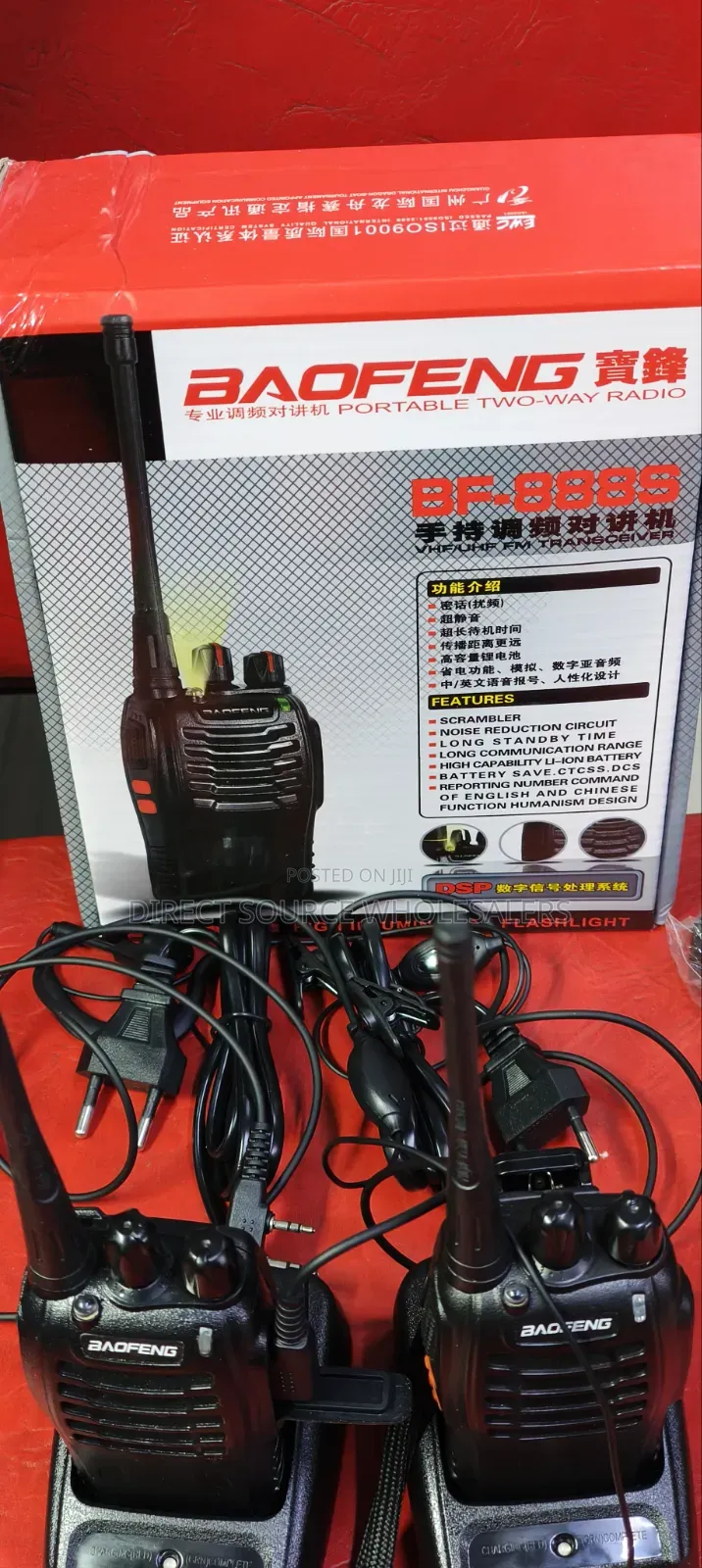 Baofeng Bf-888s Walkie Talkie – Perfect for Work, Events Travel