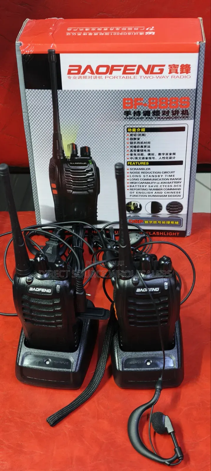 Baofeng Bf-888s Walkie Talkie – Perfect for Work, Events Travel