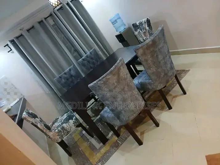 Upholstered Chairs (6-Seate Dinning Table Set)