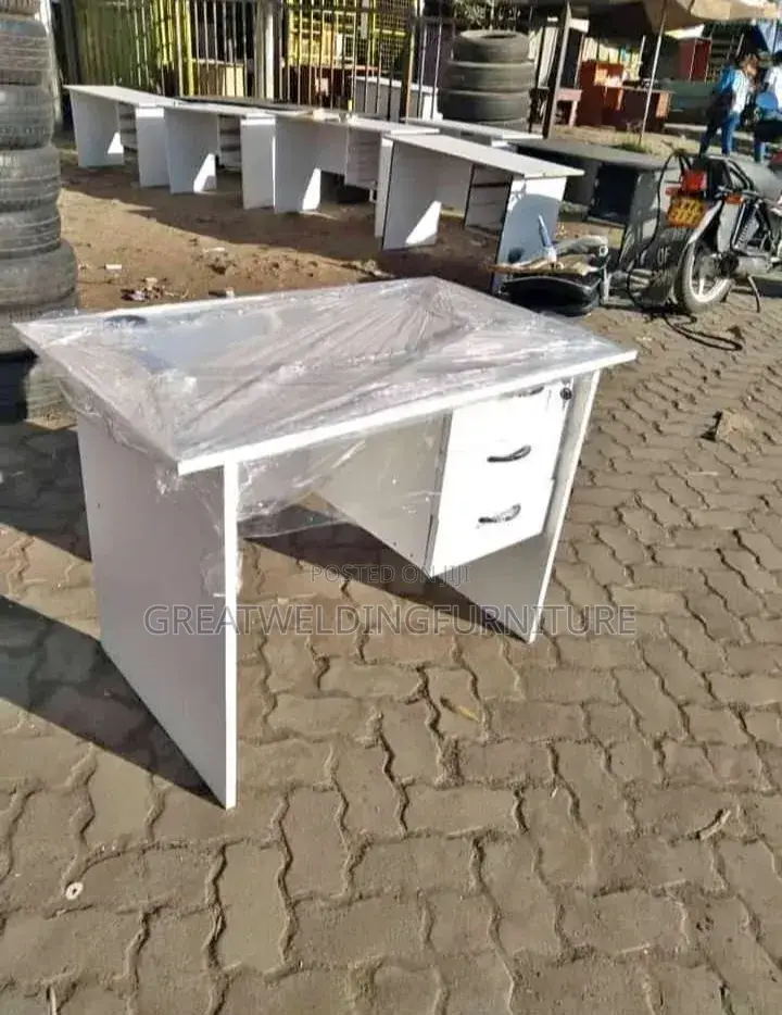 White Study Desk