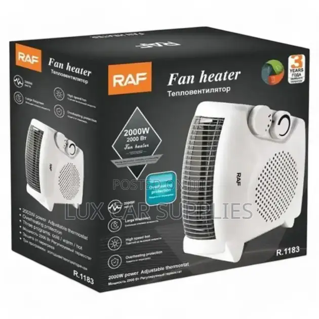 Raf 1183 Portable Electric Infrared Space Fan Heater