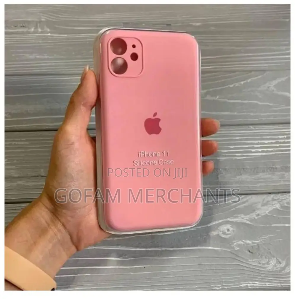 iPhone 11 Silicone Cover Case - Pink.