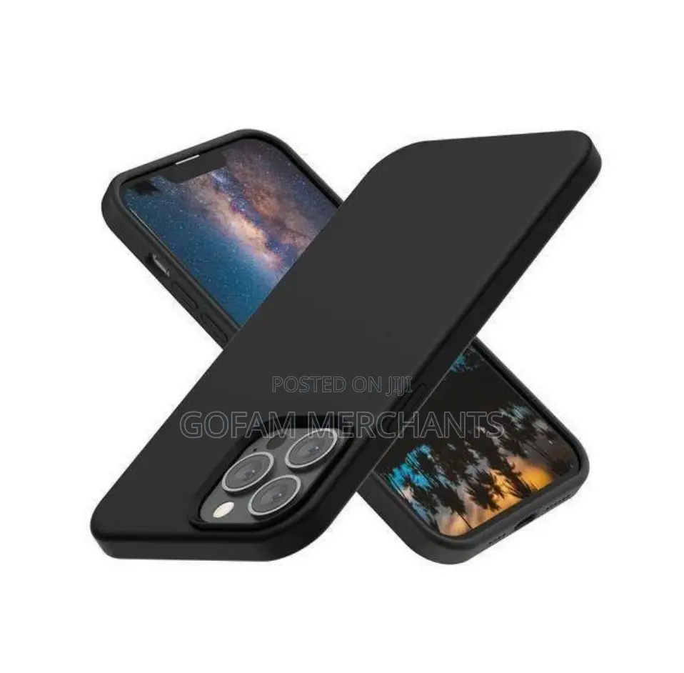 iPhone 11 Pro Max Silicone Cases Black