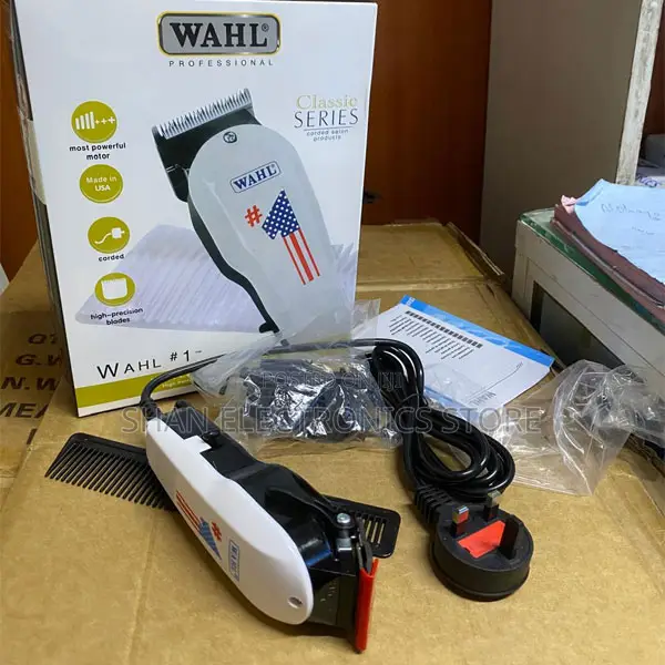 Wahl Super Taper Hair Clipper – Powerful Corded Machine for Clean Prof